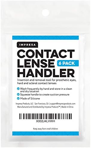 Üveg Lencse-Eltávolító, valamint Inserter Csomag 6, Ventless Kapcsolatok Eltávolító Eszköz a Kemény kontaktlencse & Protézis