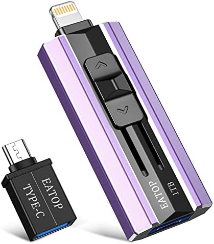 EATOP USB Flash Meghajtó, 1 tb-os iPhone Memory Stick Tároló Fotók, Videók, iPhone Fotó Bot-Tároló Flash pendrive-Kompatibilis