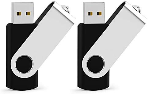 USA, (Fekete) Nagykereskedelmi 10 Pack U Lemez Tömeges Csomag USB Flash Meghajtók Forgatható pendrive Memory Stick (10 Pack