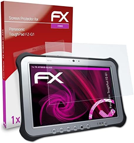 atFoliX Műanyag Üveg Védőfólia Kompatibilis Panasonic ToughPad FZ-G1 Üveg Protector, 9H Hibrid-Üveg FX Üveg kijelző Védő