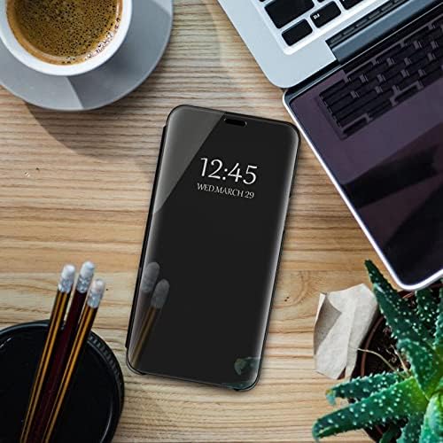 Galaxy A54 5G Bőr tok Kompatibilis a Samsung Galaxy A54 5G, Vékony Telefon Esetben Tisztán Smink Tükör Felhajtható Fedelet,