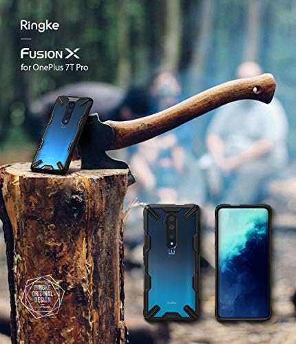 Ringke Fusion X Ügyet, amely Mind Szuper 7T Pro, Szuper 7T Pro 5G Modell (2019) - Fekete