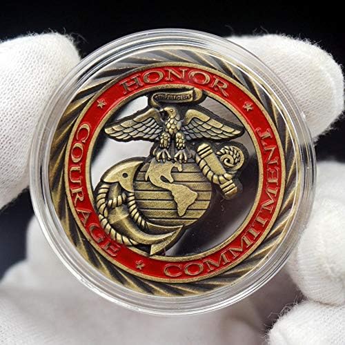 USA Bronz Üreges Érmék, Becsület, Bátorság, Elkötelezettség Katonai Kihívás Gyűjthető Ajándékok