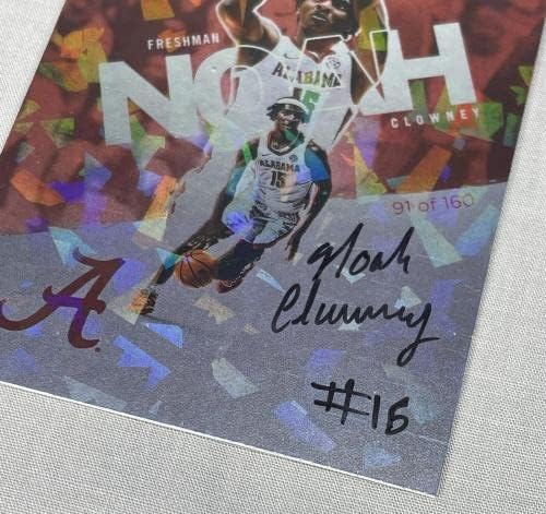 Noah Clowney 2023 Alabama Crimson Tide Kosárlabda AUTO Kártya által ONIT ~ aláírt - Dedikált Egyetemi Kosárlabda