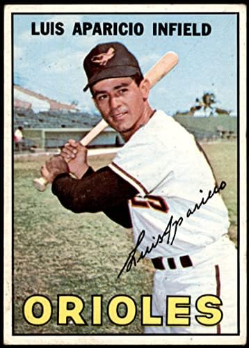 1967 Topps 60 Luis Aparicio Baltimore Orioles (Baseball Kártya) VG+ Orioles