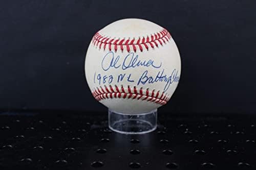 Al Oliver Aláírt (NL Szemrebbenés Bajnok) Baseball Autogramot Auto PSA/DNS AL88520 - Dedikált Baseball