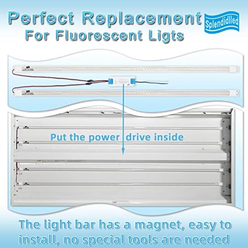 4FT LED Retrofit Készlet,Süllyesztett Fénycsöves Lámpa Utólag Szuper Fényes LED,Panel Fény,Troffer Gyors Javítás, Retrofit