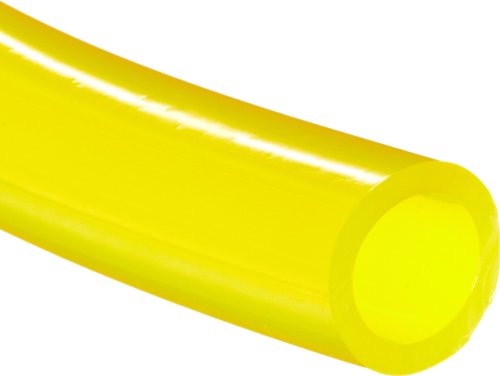 Tygon F-4040-EGY PVC Üzemanyag, Kenőanyag Cső, 1/4 ID 3/8 OD, 1/16 Fali, 10' Hosszúság, Sárga