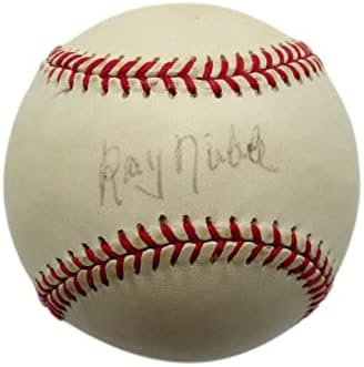 Ray Nemes Aláírt OAL Baseball Néger Liga New York Kubai PSA/DNS 177352 - Dedikált Baseball