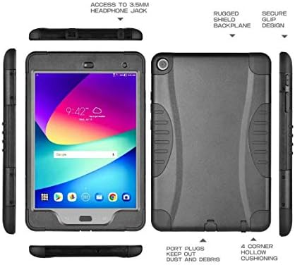 Verizon Masszív Esetben, Beépített Képernyő Védő ASUS ZenPad Z8s, 7.9 colos Tablet - Fekete