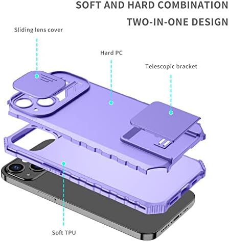 Telefon burkolata Szilikon Kitámasztó Esetben Kompatibilis Kompatibilis az iPhone 13 Pro Max,[3 Állni Módon] a Függőleges,