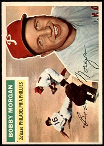 1956 Topps 337 Bob Morgan Philadelphia Phillies (Baseball Kártya) EX/MT+ Phillies