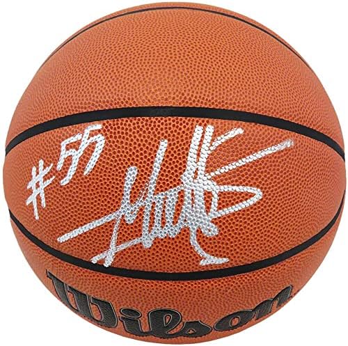 Dikembe Mutombo Aláírt Wilson Beltéri/Kültéri NBA Kosárlabda - Dedikált Kosárlabda