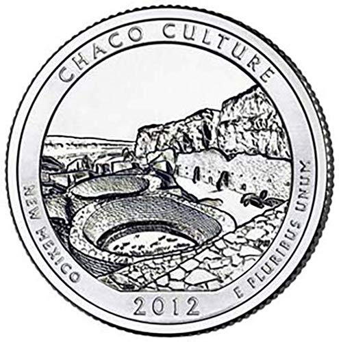 2012 S Megdönthetetlen Bizonyítékot Chaco Kultúra Új-Mexikói Nemzeti Történelmi Park NP Negyed Választás Uncirculated MINKET