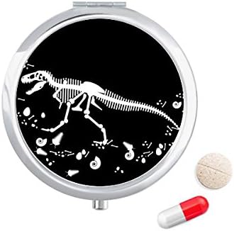 Dinoszaurusz Csont Csont Közepes Tabletta Esetben Zsebében Gyógyszer Tároló Doboz, Tartály Adagoló