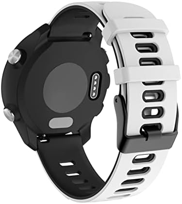 GZIFC Szilikon Watchband a Garmin Forerunner 245 245M 645 óraszíj Karszalag a Garmin Vivoactive 3 Watchband (Szín : Kékeszöld,