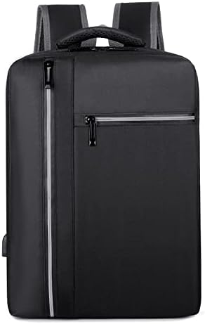 PLONMZIL Üzleti Utazási Laptop Hátizsák, Töltés USB-Port, Lélegző Pad, a 15.6 Hüvelykes Laptop (Fekete)