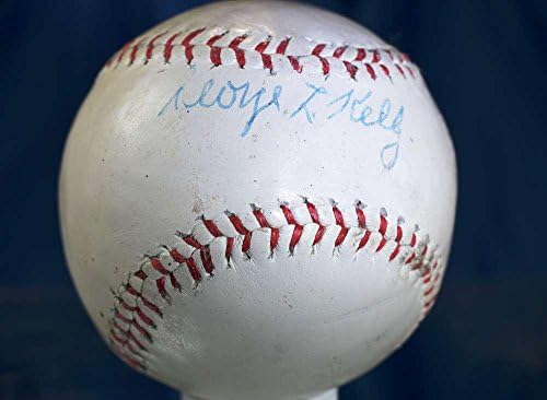George Kelly Szövetség Kéz Egyetlen Aláírt Autogramot Baseball Hiteles - Dedikált Baseball