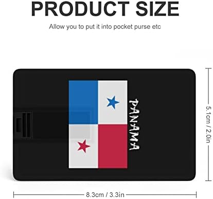 Zászló Panama Hitelkártya USB Flash Meghajtók Személyre szabott Memory Stick Kulcs, Céges Ajándék, Promóciós Ajándékot 32G