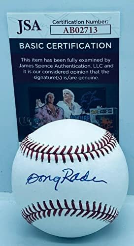 Doug Rader Houston Astros aláírt Hivatalos MLB Baseball Labda dedikált SZÖVETSÉG - Dedikált Baseball