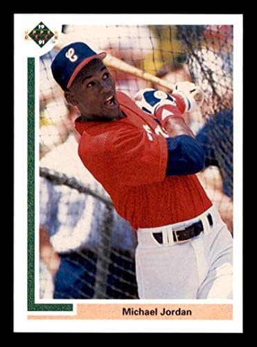 Michael Jordan SP Baseball Újonc Kártya 1991 Felső szint SP1 - Aláíratlan Labdarúgó Kártyák