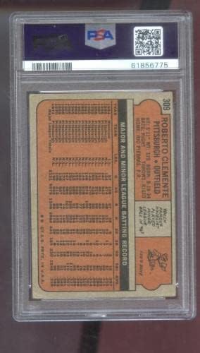 1972 Topps 309 Roberto Clemente PSA 2 Osztályozott Baseball Kártya Pittsburgh Pirates - Asztalon Baseball Kártyák