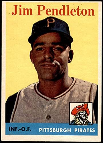 1958 Topps Baseball 104 Jim Pendleton Pittsburgh Pirates Kiváló