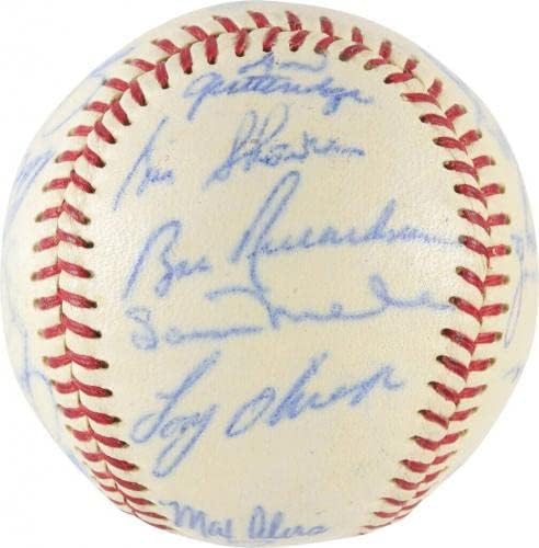 1965 All Star Game American League Baseball Csapat Aláírt Elston Howard - Dedikált Baseball