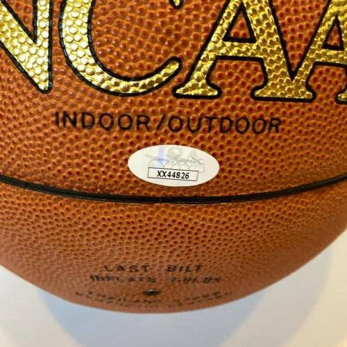 John Wooden UCLA Aláírt Wilson Hivatalos NCAA Kosárlabda SZÖVETSÉG COA - Dedikált Egyetemi Kosárlabda