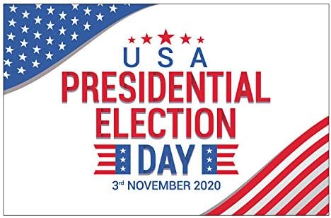 BANNER BUZZ LÁTHATÓVÁ USA Elnökválasztás Nap November 3 2020 Vinil Banner, Politikai Szavazási Kampány, Beltéri, Kültéri,