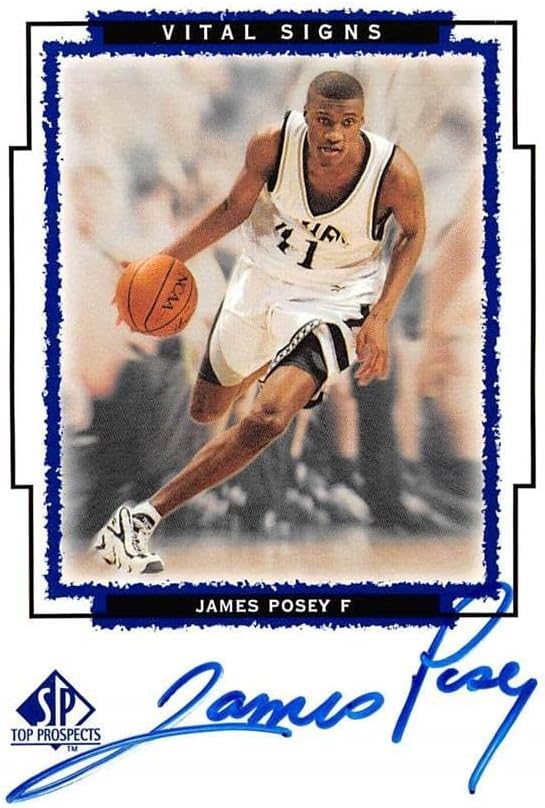 James Posey dedikált Kosárlabda Kártya (Xavier Testőr) 1999 Felső szint Vitális Újonc JP - Aláíratlan Kosárlabda Kártyák