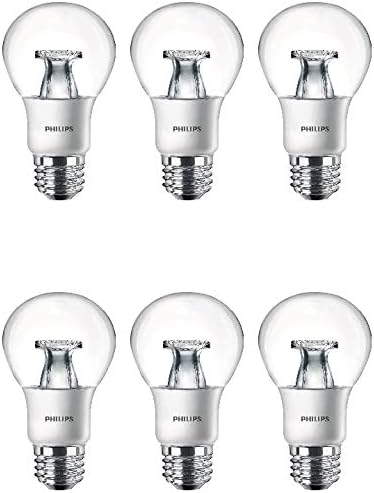 A Philips LED-Nem Szabályozható 19 Tiszta Fény Izzó: 800 Lumen, 2700-Kelvin, 8.5-Watt (60 Wattos Egyenértékű), E26 Bázis,