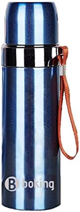 boking Forró vizes palackot kupa termosz kávét, üveg, rozsdamentes acél csésze, fűtés, vagy a felmelegedés ,500ml (kék)