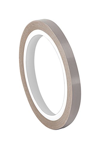 TapeCase 2045-10 Szürke Skived PTFE acél, 2.0 hüvelyk széles 1.0 méter hosszúságú (1 Tekercs)